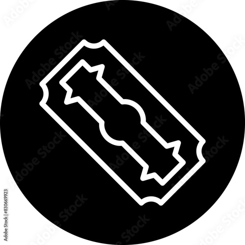 Vector Design Razor Blade Icon Style