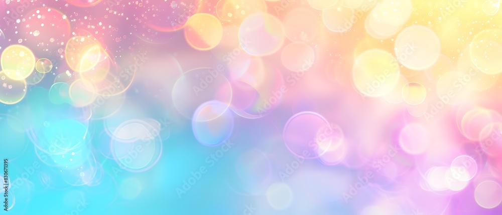 Abstract holographic pastel gradient with a blurry background Abstract holographic pastel gradient with a blurry background