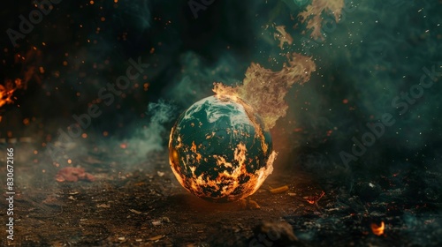 Burning Earth. © KP