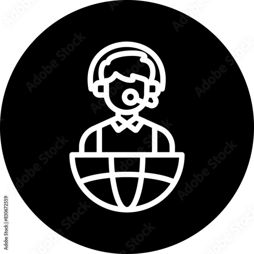 Vector Design Interpreter Icon Style