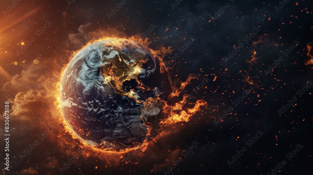 Burning Earth. Burning Earth.