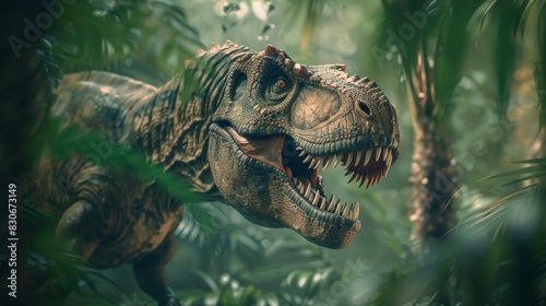 Tyrannosaurus Rex in its natural habitat.