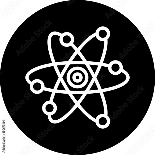 Vector Design Atom Icon Style