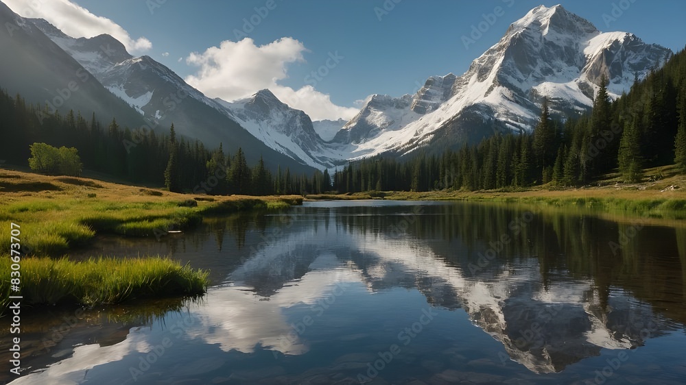 Discover a Vast Expanse of Wetlands Stretching as Far as the Eye Can See, Follow the Tranquil River Winding Its Way Through a Pristine Wetland Landscape, Immerse Yourself in the Serenity of a Tranquil