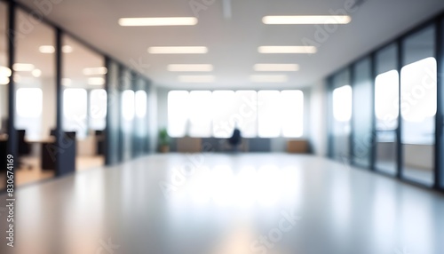 Blurred office background. modern office. Silhouette, business people, business. lobby   © Gia