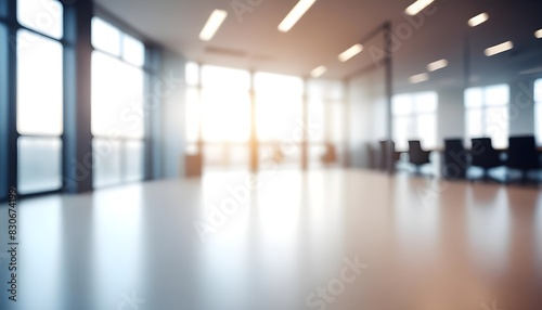 Blurred office background. modern office. Silhouette  business people  business. lobby  
