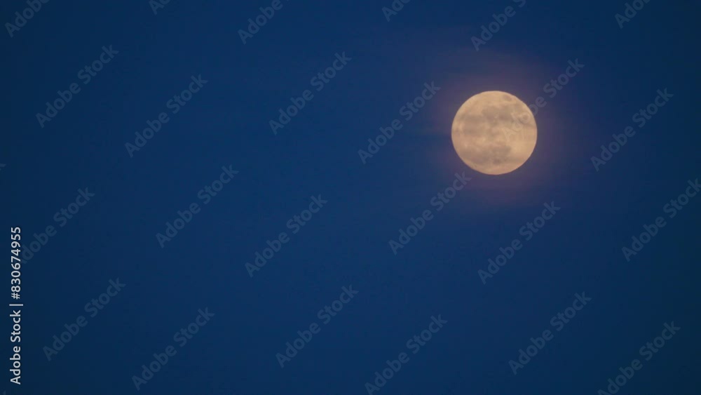 A full moon at dusk A full moon at dusk