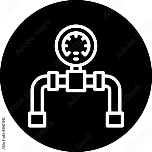 Vector Design Pressure Check Icon Style