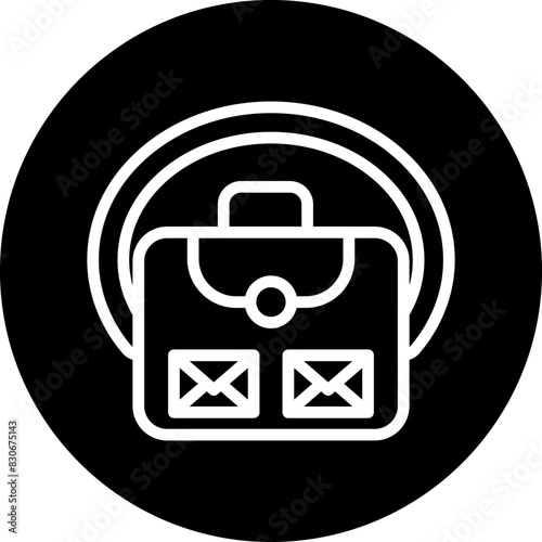 Vector Design Mail Bag Icon Style