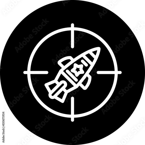 Vector Design Red Zone Icon Style