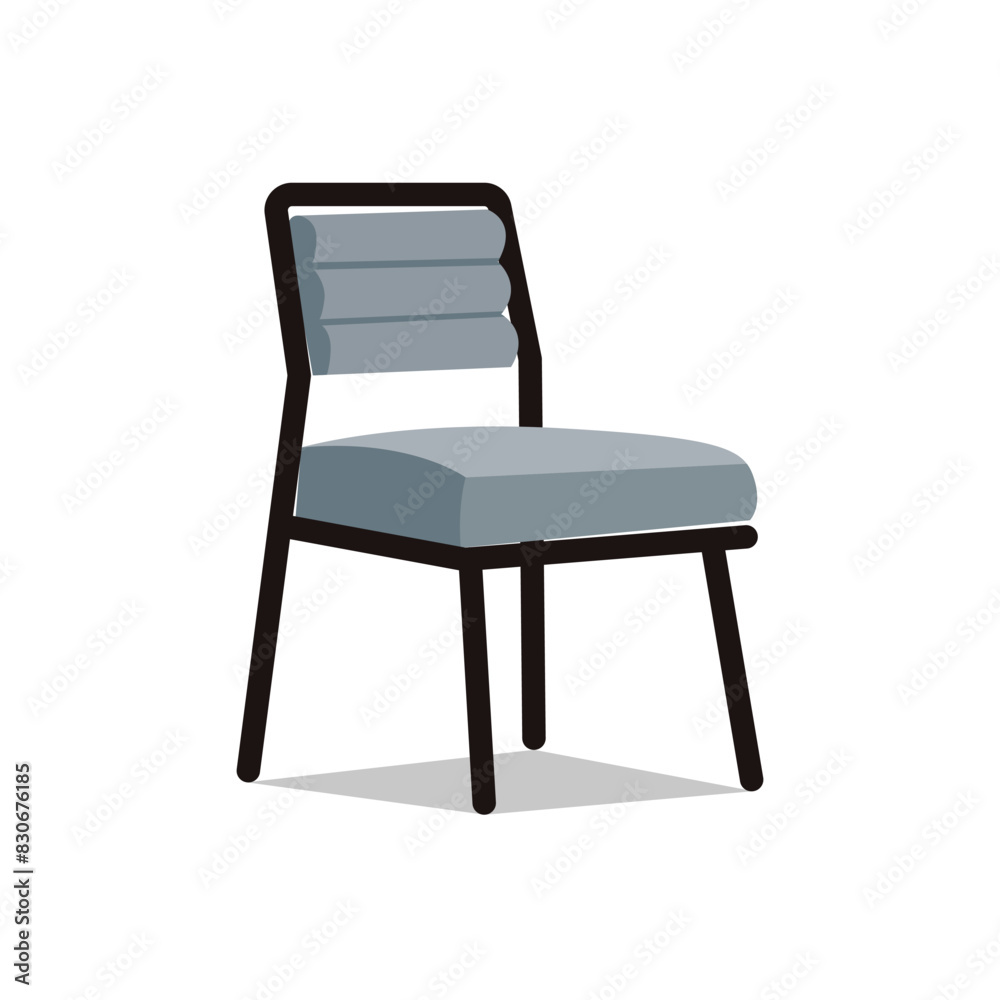minimalist chair vector illustration design. furniture design minimalist chair vector illustration design. furniture design