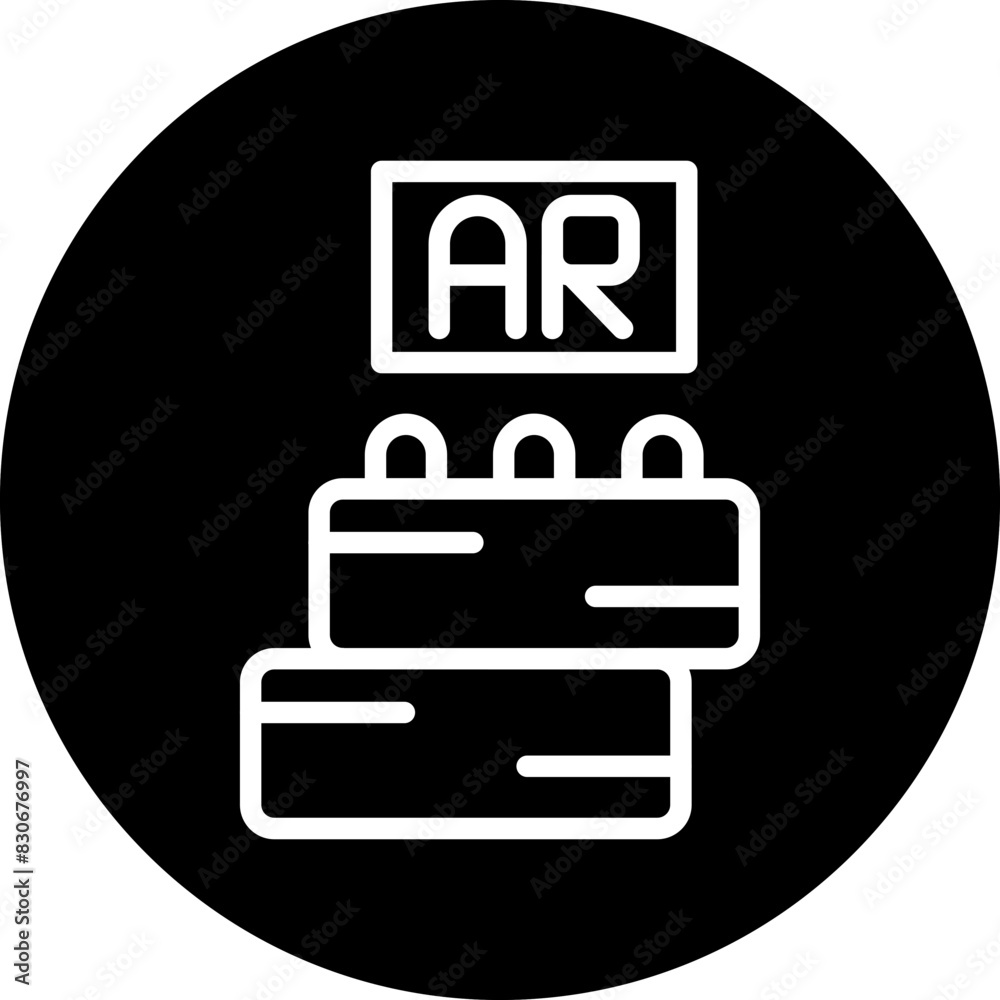 Vector Design Ar Tumbling Blocks Icon Style Vector Design Ar Tumbling Blocks Icon Style