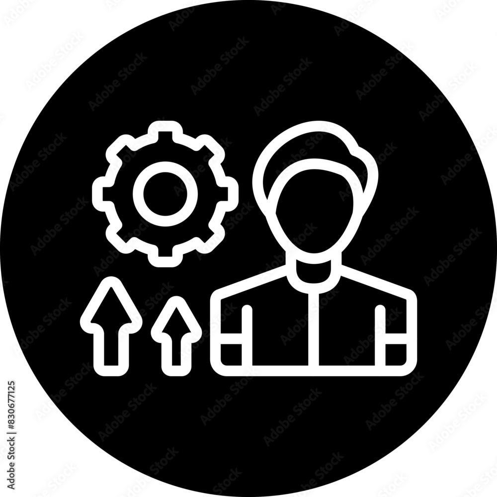 Vector Design Persona Development Icon Style Vector Design Persona Development Icon Style