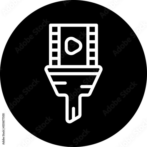 Vector Design Content Curation Icon Style