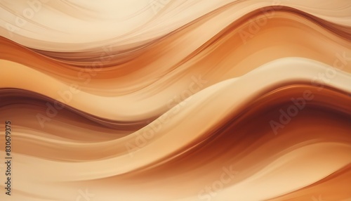 Powerful wave panorama background design illustration with light