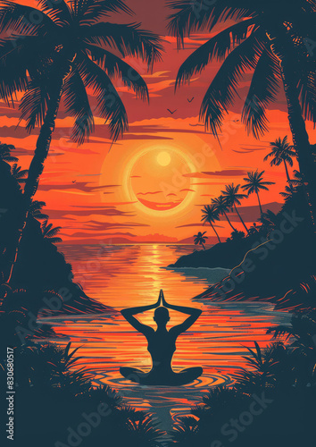 Sunset Yoga on the Water 