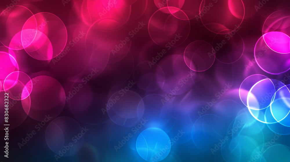 Vibrant Abstract Background with Colored Bokeh Lights Vibrant Abstract Background with Colored Bokeh Lights