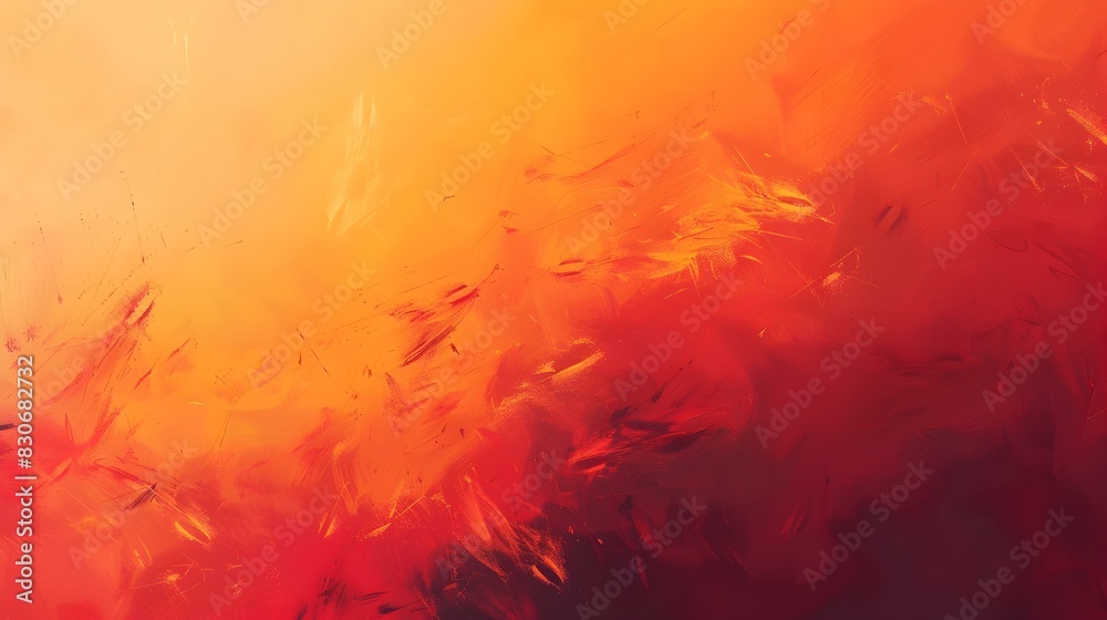 Obraz premium Orange to red gradient backdrop