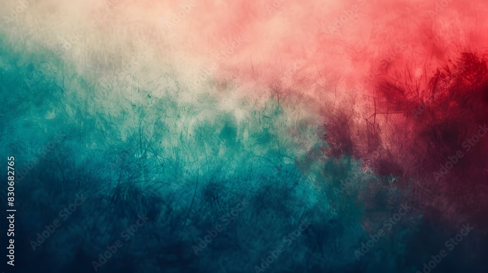 Obraz premium Teal to red gradient style