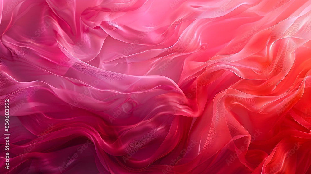 Fototapeta premium Pink to red gradient vivid colors