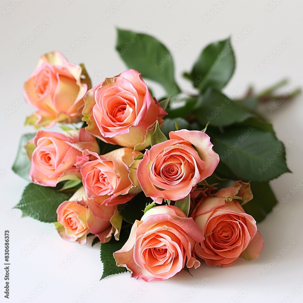 Vase of Pink Roses with Greenery Vase of Pink Roses with Greenery