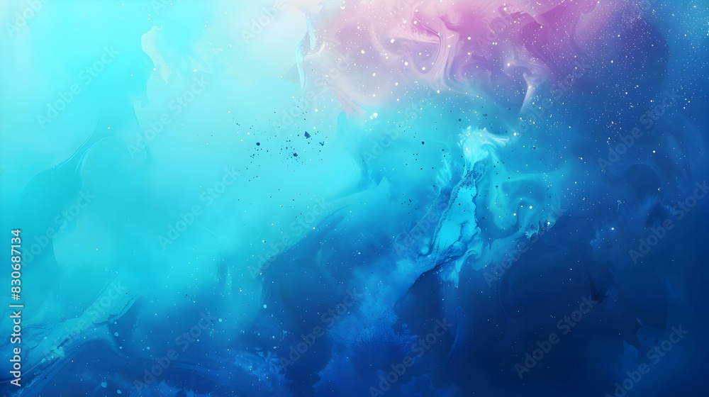 Obraz premium Aqua to Blue gradient colors