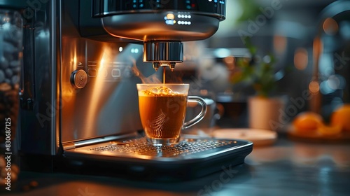 Start your day with a delicious cup of coffee made with the allnew Coffee Maker photo