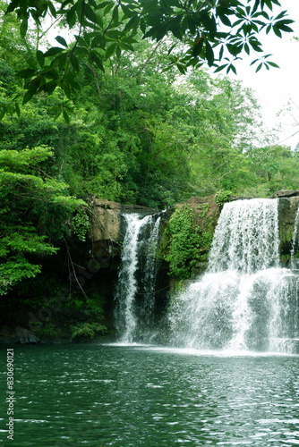 waterfall in the jungle