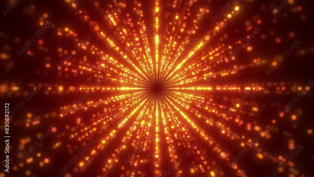 Neon Glitter Tunnel: Luxurious Red and Gold Celebration Backdrop Neon Glitter Tunnel: Luxurious Red and Gold Celebration Backdrop