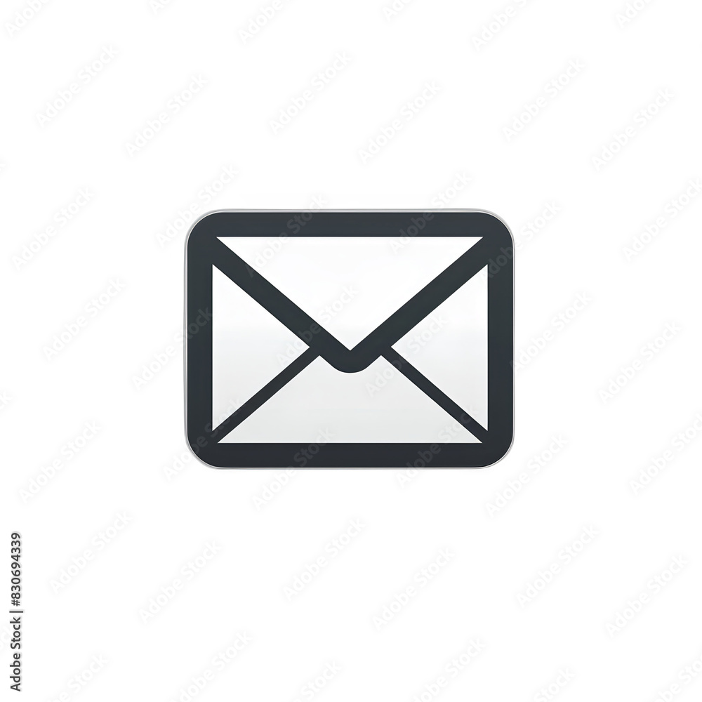 A stylized envelope icon, commonly used on websites and apps to represent email communication A stylized envelope icon, commonly used on websites and apps to represent email communication