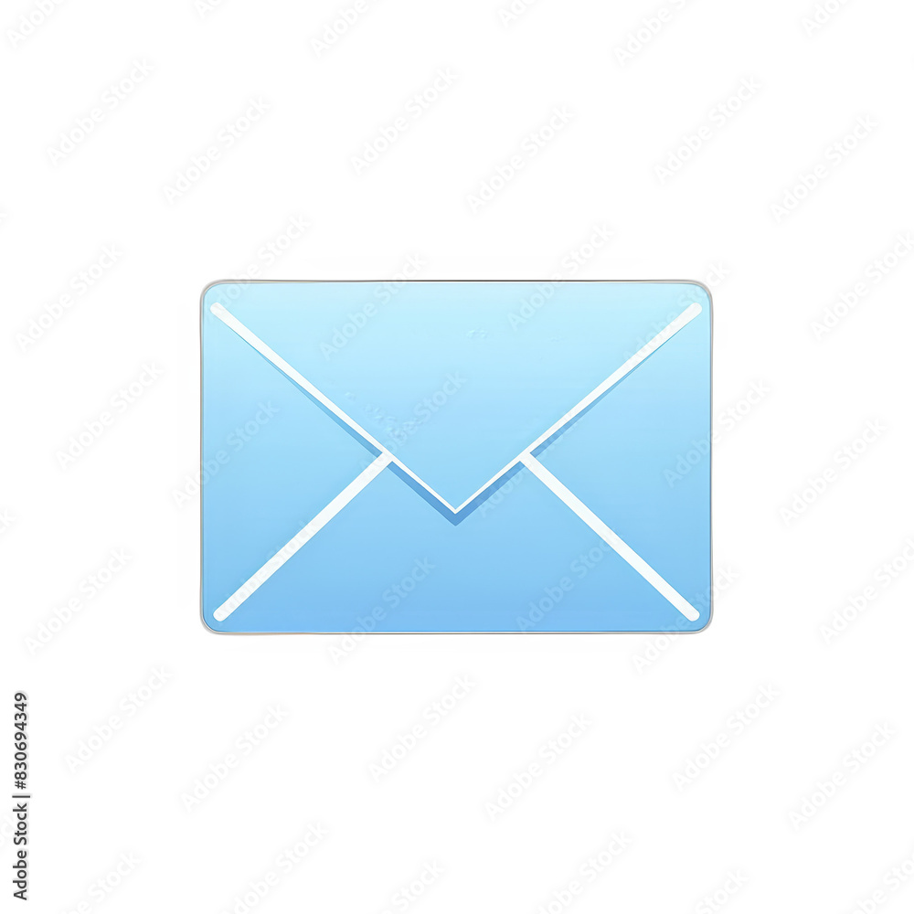 A simple envelope icon, often used on websites and apps to represent email, messages, or contact functions A simple envelope icon, often used on websites and apps to represent email, messages, or contact functions