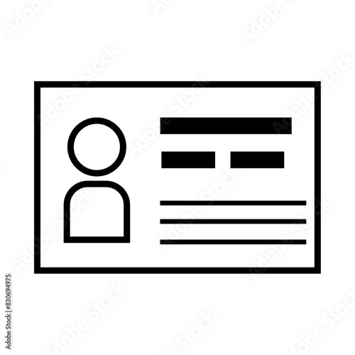 ビジネス用アイコン「名刺」