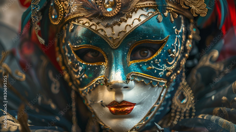 carnival mask, generative AI 