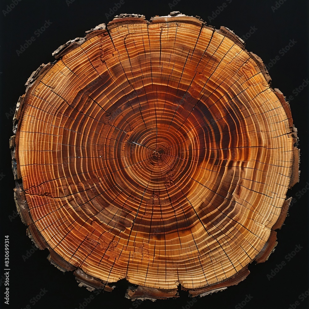 Radial Pattern of Ancient Tree Stump Radial Pattern of Ancient Tree Stump