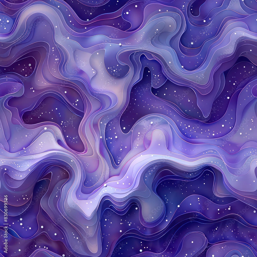 Obraz premium Seamless purple abstract alcohol ink abstract pattern background