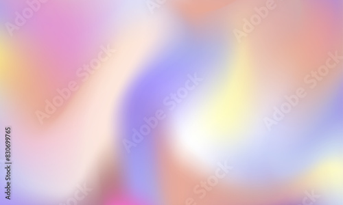 Gradient mesh abstract background. Liquid holographic backdrop with gradient mesh