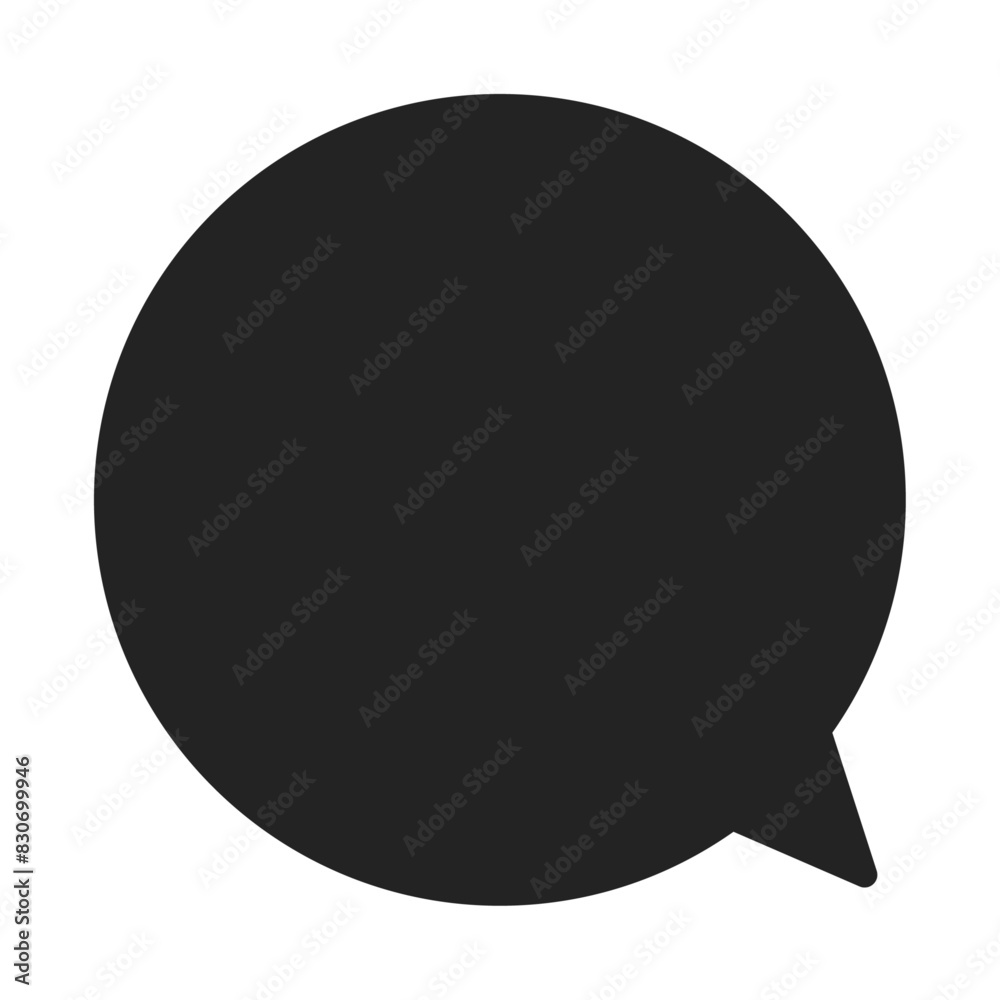 Bubble Speech illustration on white background Bubble Speech illustration on white background