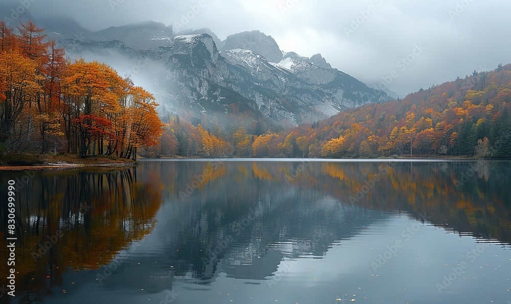 lake in the mountains