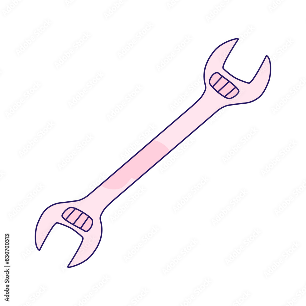Hammer Illustration on white background