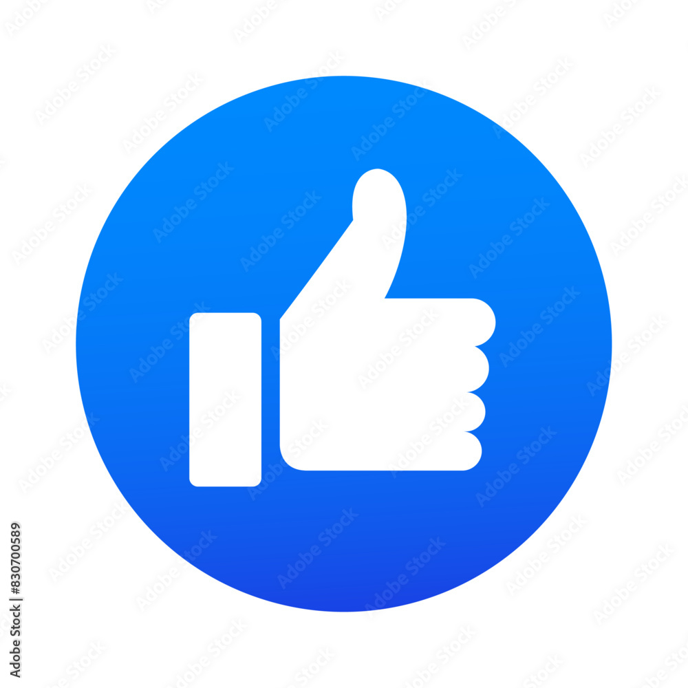 Thumb up Like icon Social media sign technology design Thumb up Like icon Social media sign technology design