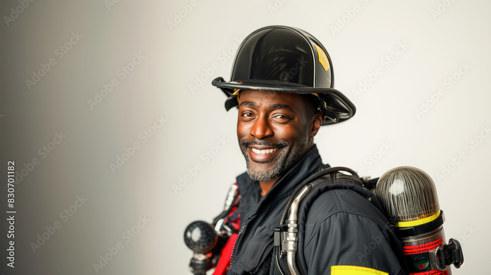 African American Firefighter African American Firefighter