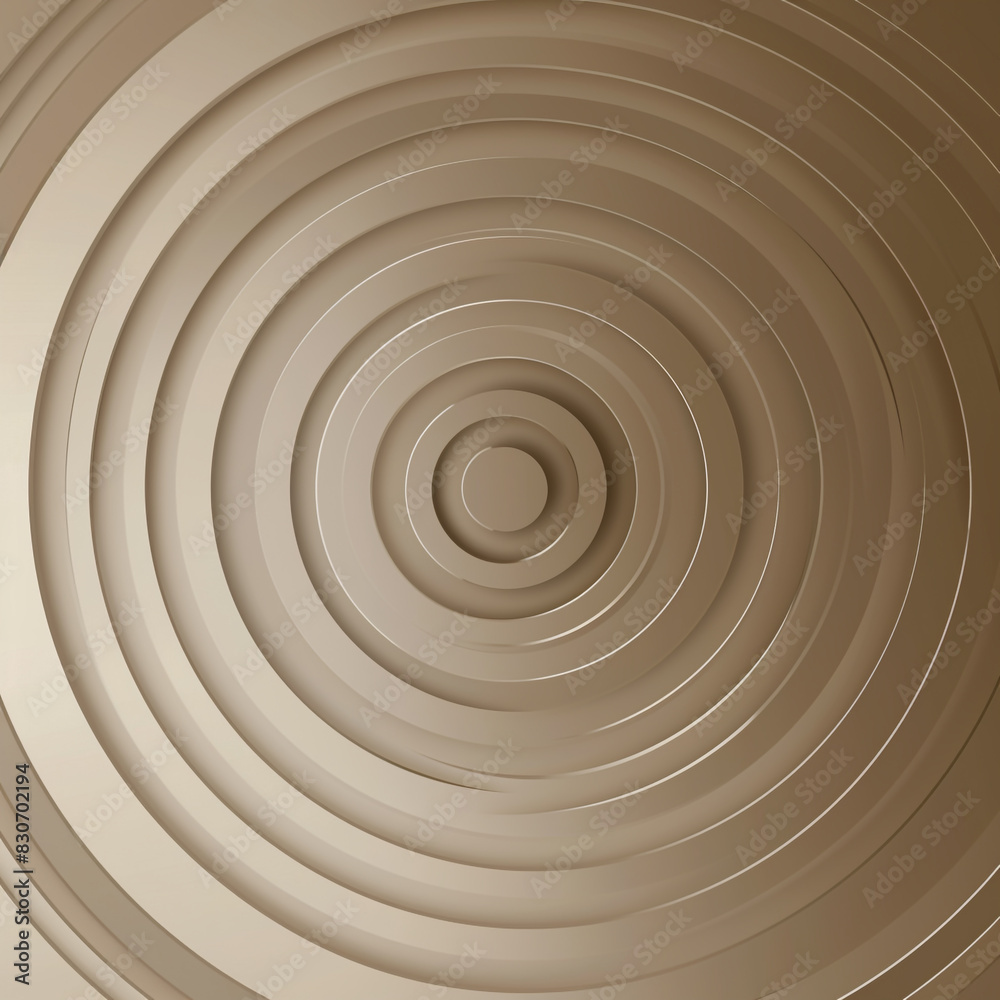 Fototapeta premium Gentle taupe circles perfect for home decor visuals.
