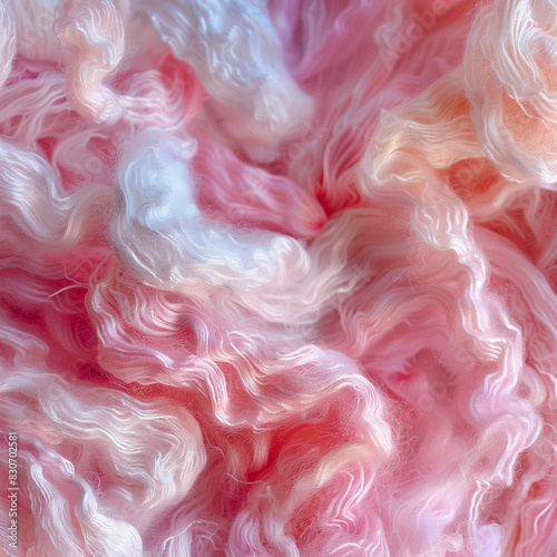 Texture of cotton candy