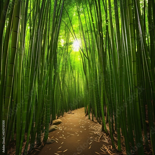 Bamboo Forest  A Tunnel of Nature s Sculptures