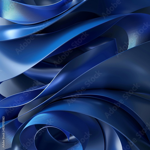 Dynamic blue wallpaper perfect for elegant spaces.