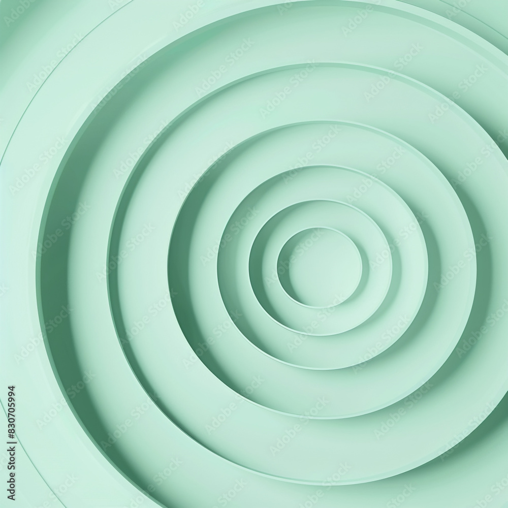 Obraz premium Soft mint designs perfect for healthcare visuals.