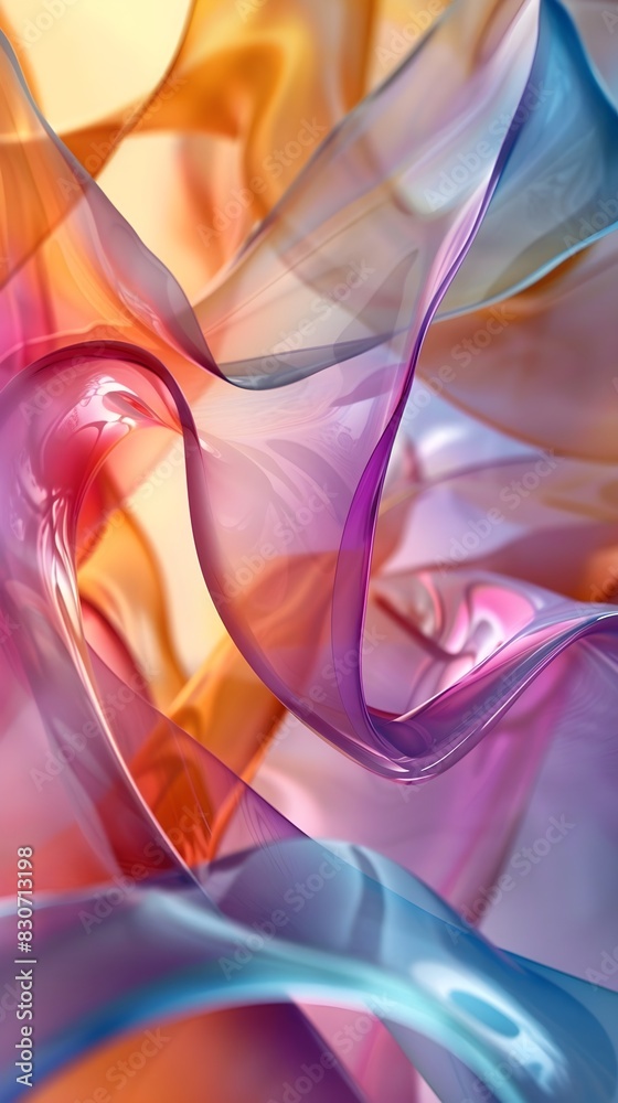 Obraz premium abstract colorful wavy background