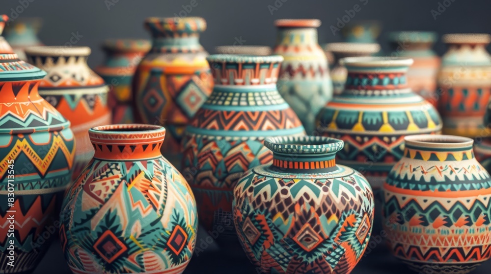 Intricate designs embellish virtual ceramic