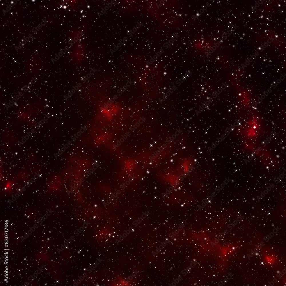 Naklejka premium Red Galaxy Background