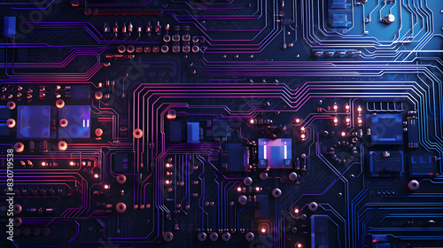 digital cyberpunk circuits pattern graphics poster background